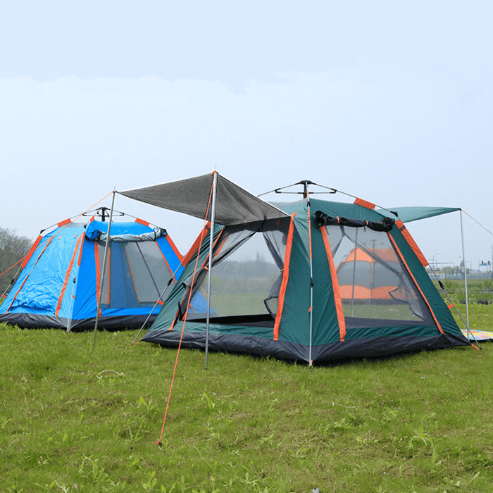 6-7 People Fully Automatic Tent Outdoor Camping Family Picnic Travel Rainproof Windproof Tent