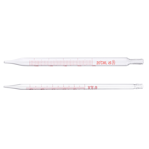 1/2/3/5/10Ml Glass Short Pipette with Scale and Bubble Lab Glassware Kit