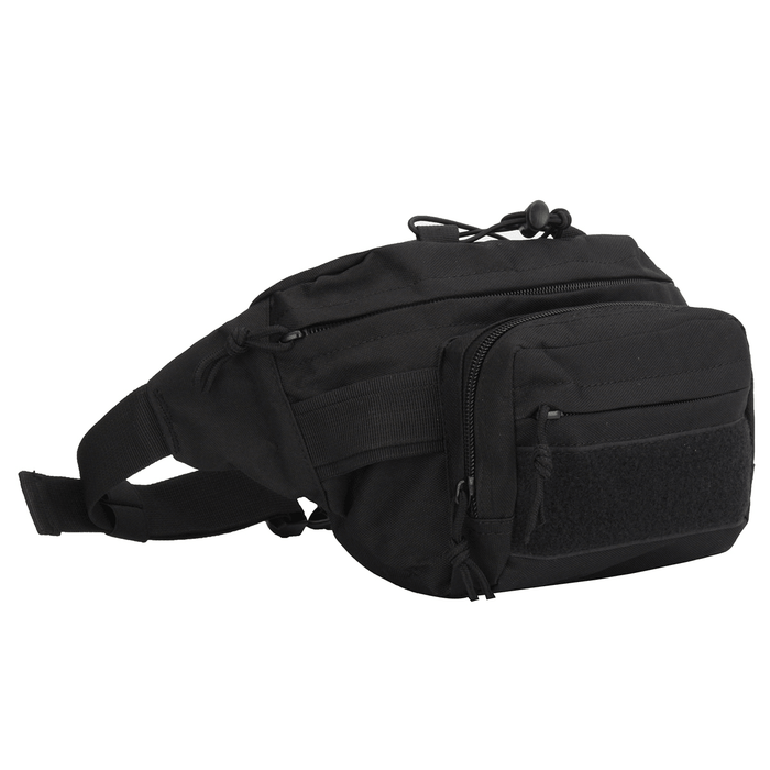 Multifunctional Tactical Waist Pack with Zip Abrasion-Resistant and Waterproof Adjustable Outdoor Camping Cycling Travel Hunting Storage Bag