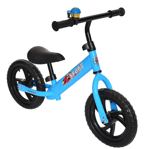 2 Wheels No Pedal Toddler Balance Bike Kids Training Walker Bmx Bike Adjustable Height 89-129Cm for 2-6 Years Old Boys&Girls