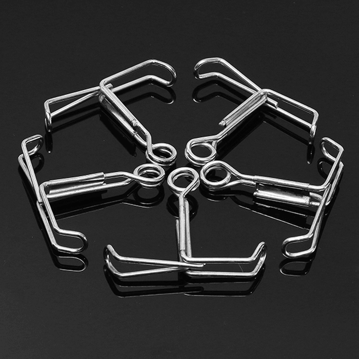 5Pcs Stainless Steel Water Stop Stoping Clips Sealing Clip Clamp for Rubber Silicone Hose