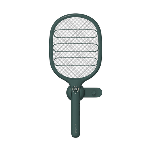 LIBERFEEL 2-In-1 Electric Fly Mosquito Swatter 1800Mah Usb/Magnetic Rechargeable 3-Layer Safety Mesh Bug Zapper Racket LED Night Light Camping Travel