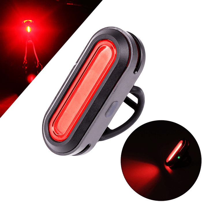 XANES TL23 COB Tail Light Warning LED USB Bike Motorcycle E-Bike Bike Bicycle Cycling Taillig