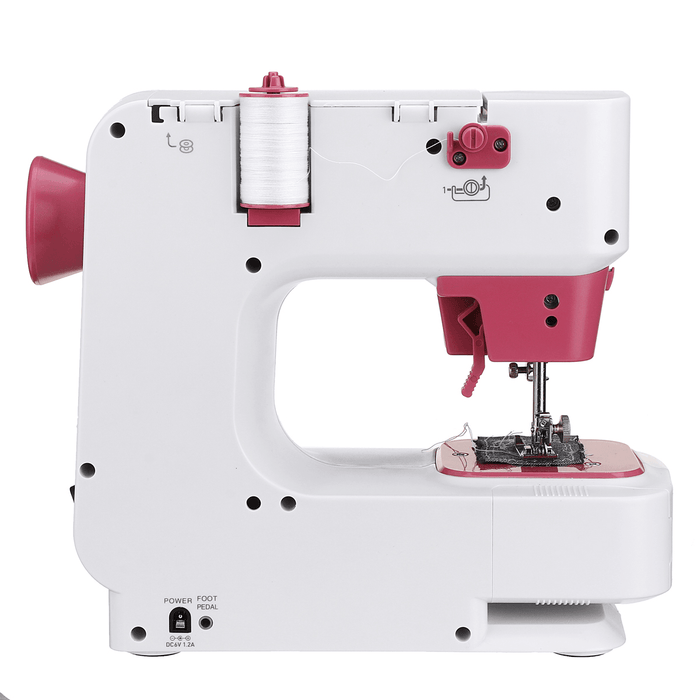 Electric Portable Sewing Machine 12 Stitches Household DIY 2 Speed Foot Pedal