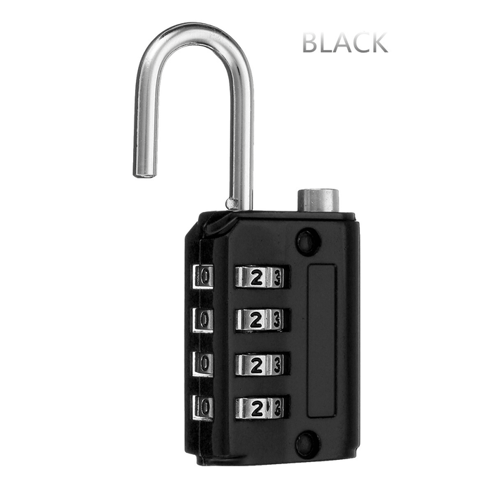 Mini 4 Digit Combination Safety Security Padlock Number Luggage Travel Code Drawer Lock