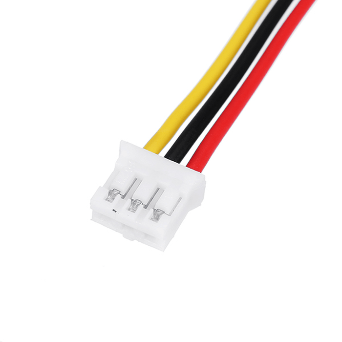 Excellway® 20Pcs 24AWG PH2.0 3Pin Terminals Wire Electronic Line Single Head