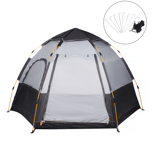 3-4 Persons Camping Tent Anti-Uv Sunshade Shelter Automatic up Tent Outdoor Camping Family Travel Tent