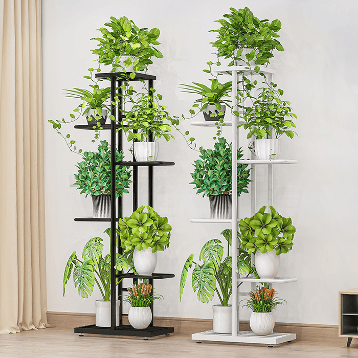 SUOERNUO H917-1 Plant Flower Stand 6 Tiers Rack Shelf Metal Storage Holder Garden Display