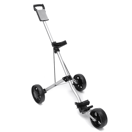 3 Wheel Golf Luggage Pull Trolley Bag Stand Cart Compact Folding Golf Buggies Equipment