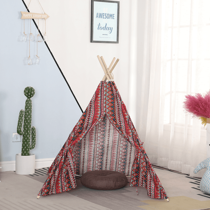 Indoor Foldable Teepee Kids Fun Portable Practice Trainer Tent Birthday Toys