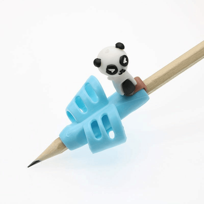 Two-Finger Grip Silicone Baby 3Pcs Learning Writing Tool Writing Pencil