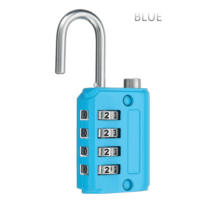 Mini 4 Digit Combination Safety Security Padlock Number Luggage Travel Code Drawer Lock