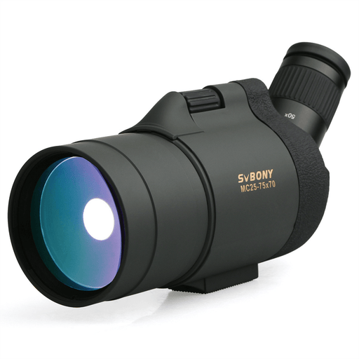 SVBONY SV41 25-75X70 Waterproof Anti-Fog Telescope Refraction Optical System Zoom BAK4 Prism Long Range Monoculars with Tripod