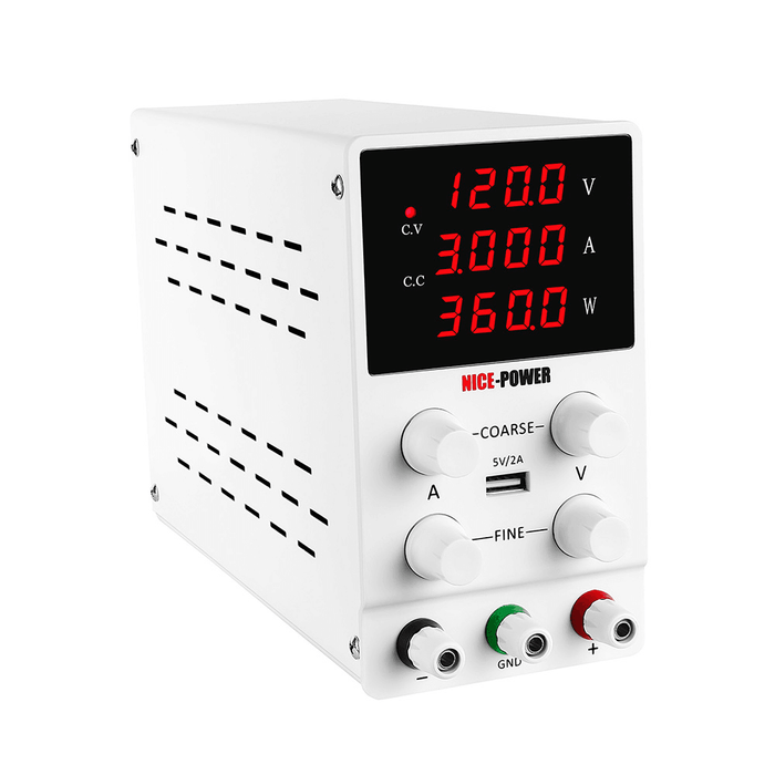 NICE-POWER SPS1203 120V 3A Lab Bench DC Power Supply Digital Switching Laboratory Power Feeding Current Stabilizer Voltage Regulator