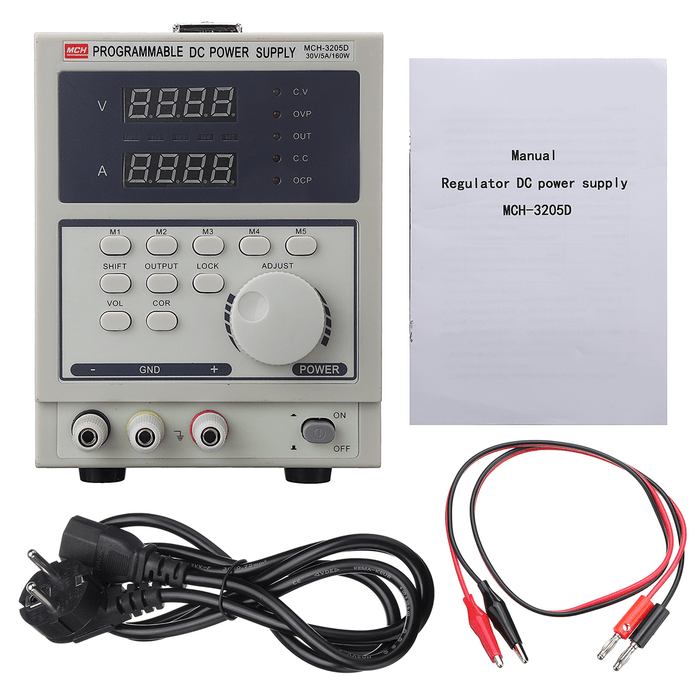 DC32V 5A 110V/220V Programmable Regulator DC Power Supply Digital Display