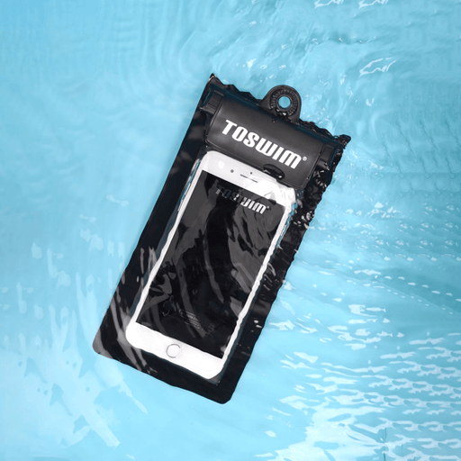 TOSWIM TPU IPX8 Waterproof Mobile Phone Bag Outdoor Swim Hanging Touch Screen Smartphone Holder for Swimming Diving