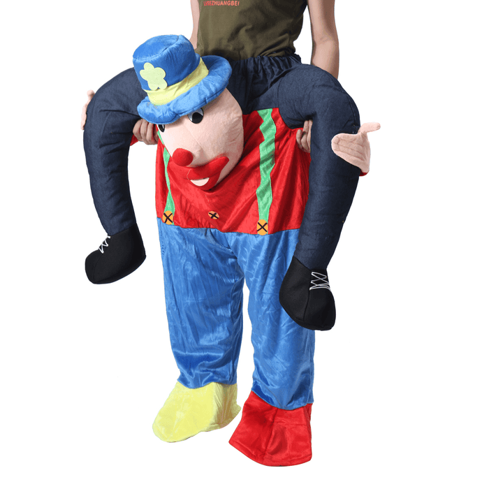 Hallowen Christmas Shoulder Carry Me Buddy Ride on a Shoulder Piggy Back Piggy Ride-On Fancy Dress Adult Party Costume Outfit