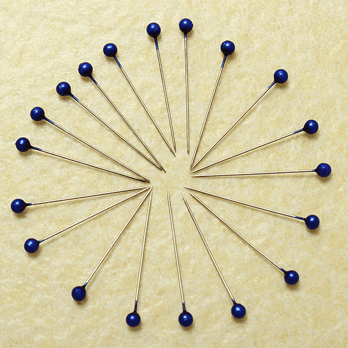 800Pcs round Pearl Head Pins Weddings Corsage Sewing Pin