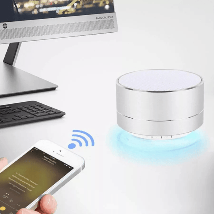 Wireless Bluetooth Speaker Night Light Music Player Mini Broadcast Frosted Speaker with 1000Mah Battery for Activity Gift