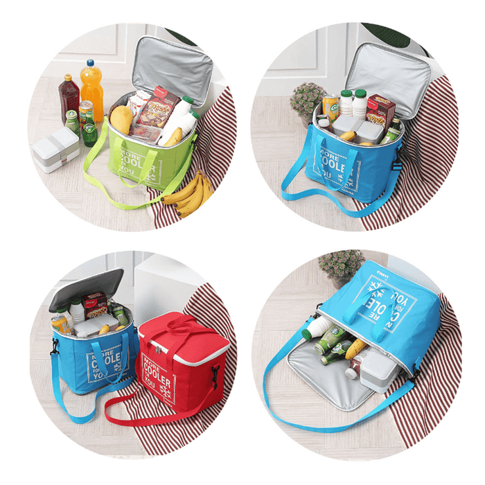 6L Outdoor Portable Insulated Thermal Cooler Bag Picnic Lunch Box Food Container Pouch