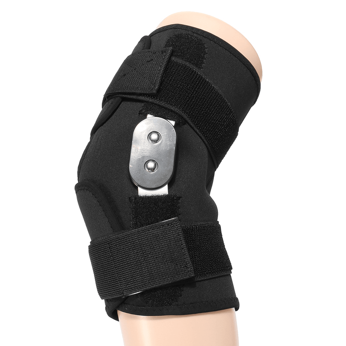 Double Hinged Full Knee Support Brace Pad Adjustable Aluminium Support Joint Protection