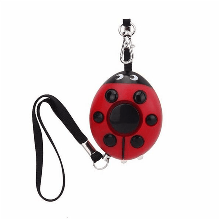 Beatles Portable Mini Speaker Defense Personal Alarm Key Chain with LED Flashlight for Women