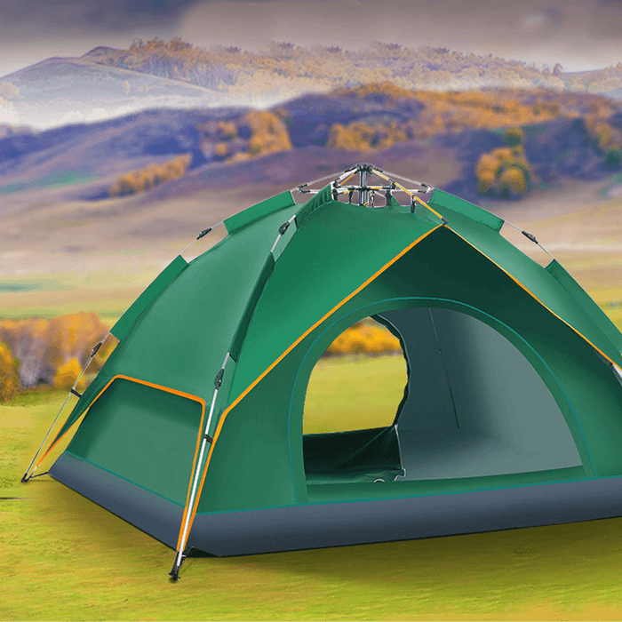 4-5 People Automatic Family Camping Tent Ultralight Sunshade Canopy Awning Outdoor Travel