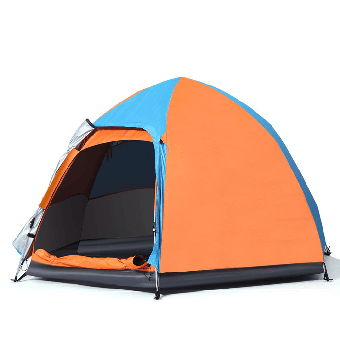 Outdoor 3-4 Persons Automatic Camping Tent Waterproof Double Layer UV Beach Sunshade Canopy