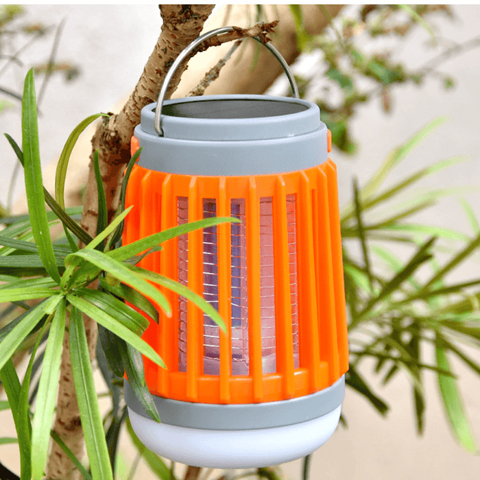 Ipree® 3.7V LED USB Solar Mosquito Killer Lamp Bulb Dispeller Repeller Electric Bug Insect Repellent Zapper Pest Trap Light Outdoor Camping