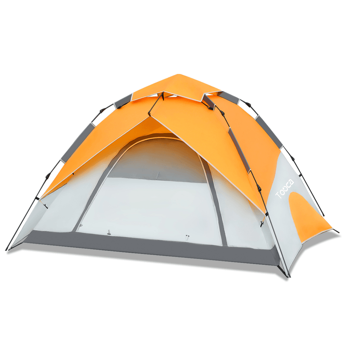 Tooca 4 Person Camping Tent Instant Set up Automatic Dome Tent Waterproof Windproof Outdoor Camping Sun Protection Shelters