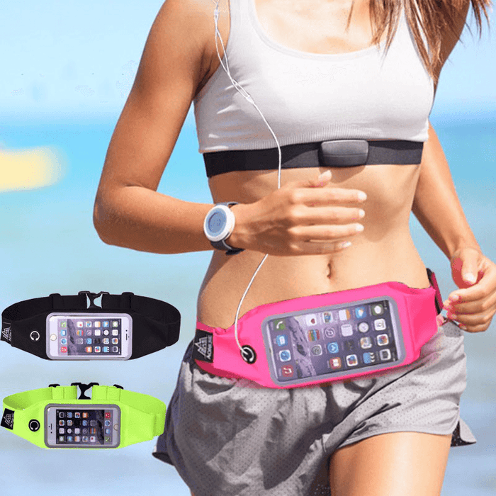 AONIJIE Sports Waist Belt Bag Pack 4.7/5.5 Inch Touch Screen Phone Case Holder Marathon Running