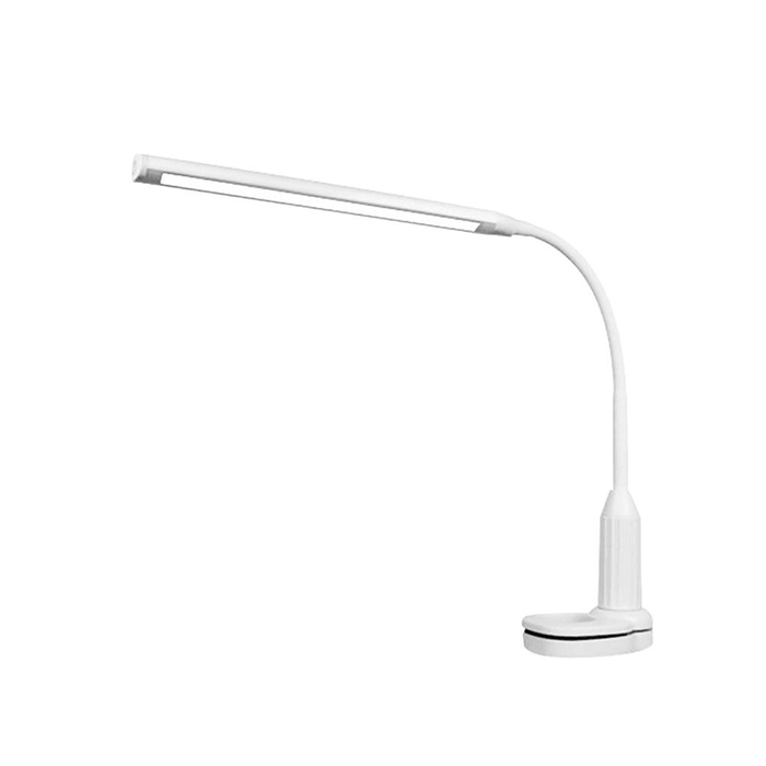 Foldable LED Table Lamp Clip on Eye-Caring Dimmable Touch Table Lamp Stepless Dimming with Memory Function for Office Bedroom Room
