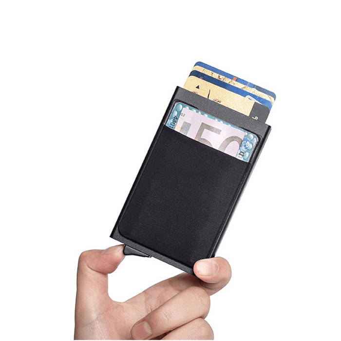 Aluminium RFID Credit Card Holder Multi-Pockets Men Minimalist Wallet Bank Cardholder Case