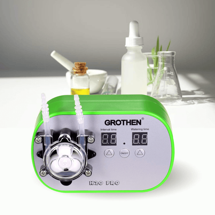 Automatic Intelligent Watering Device Potted Drip Irrigation System Sprinkling Watering Artifact Timed Dosing Peristaltic Pump Metering Pump Smart Watering Device Amount Timing Control for Aquarium Laboratory Home Office