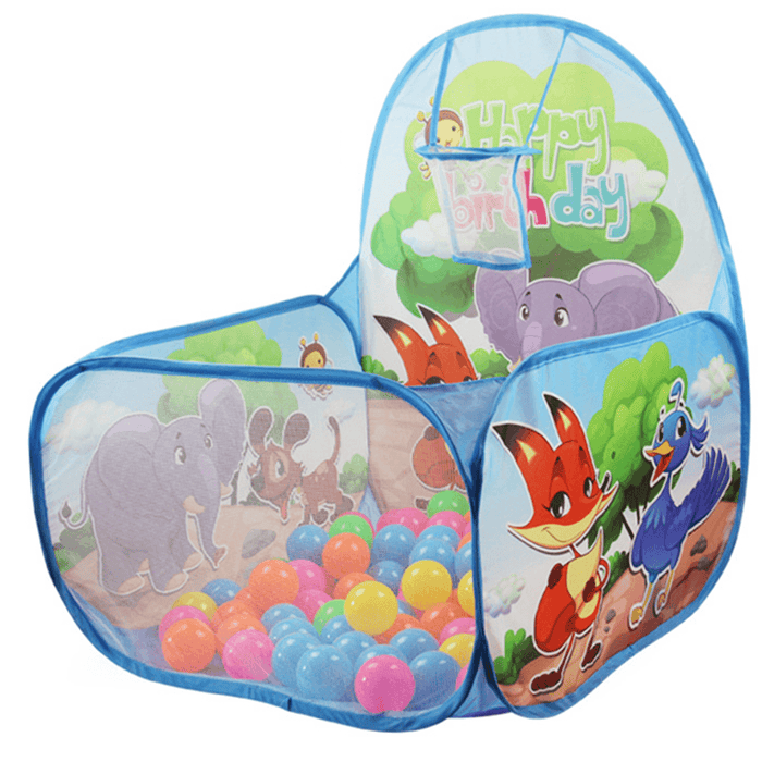 60CM Baby Toys Tent Ocean Plastic Ball Pool Camping Indoor Basketball Basket Play Tent