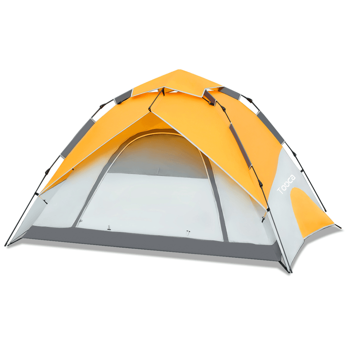 Tooca 4 Person Camping Tent Instant Set up Automatic Dome Tent Waterproof Windproof Outdoor Camping Sun Protection Shelters