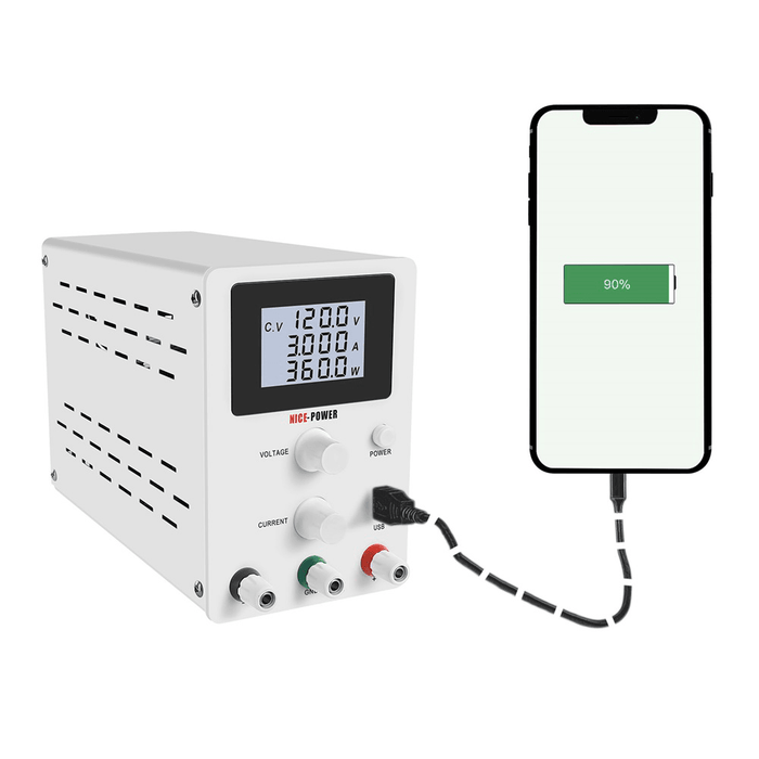 R-SPS1203D LCD Screen 120V 3A Adjustable Switching DC Lab Bench Power Supply Digital Regulated Modul Laboratory 110V/220V Current Stabilizer