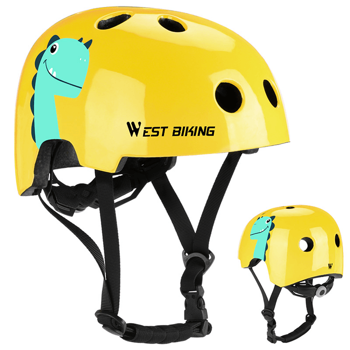 WEST BIKING Children'S Bicycle Helmet Cycling Safety Caps EPS Durable Acooter Balance Bike Helmet Protection Equipment Children'S Gifts