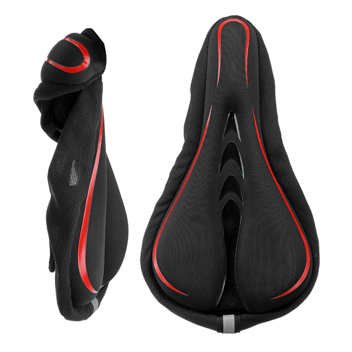 Coolchange Road MTB Mountain Bike Bicycle Saddle Silicone Seat Soft Padded Cushion Cover