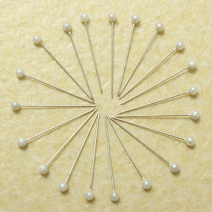 800Pcs round Pearl Head Pins Weddings Corsage Sewing Pin