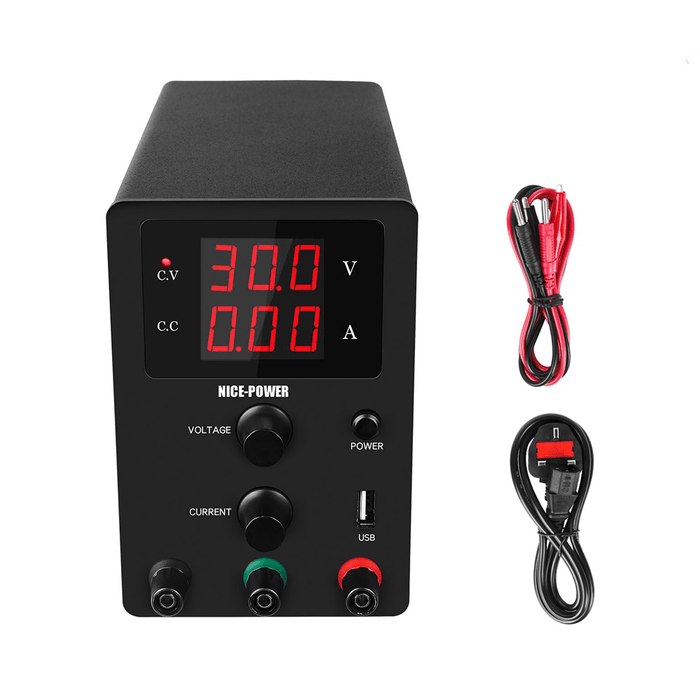 NICE-POWER R-SPS3010 30V 10A High-Precision Voltage Regulated Lab Adjustable Switching DC Power Supply Voltage and Current Regulator