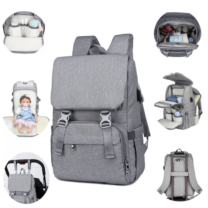 Outdoor Mummy Travel Backpack Large Baby Nappy Changing Bag for Mom Nursing Bag