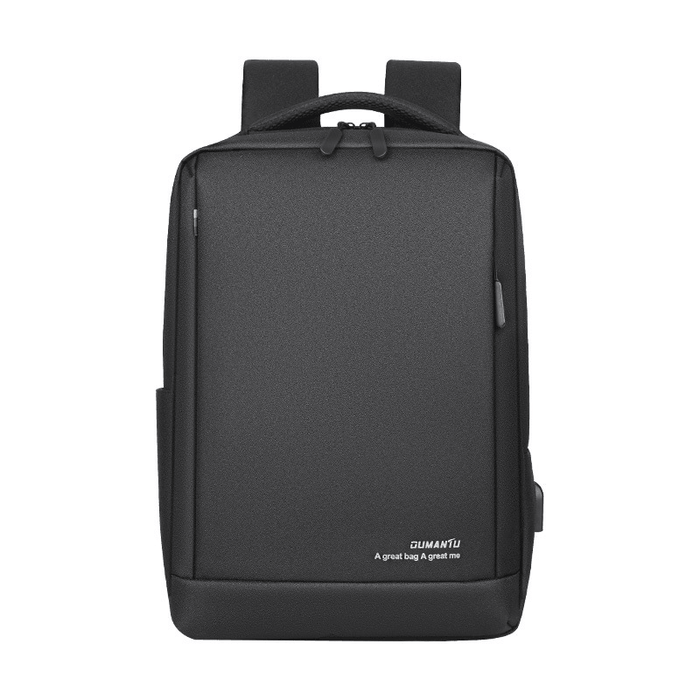 OUMANTU 13L School Backpack USB Charging Waterproof Men Shoulder Bag 14Inch Laptop Bag for Camping Travel