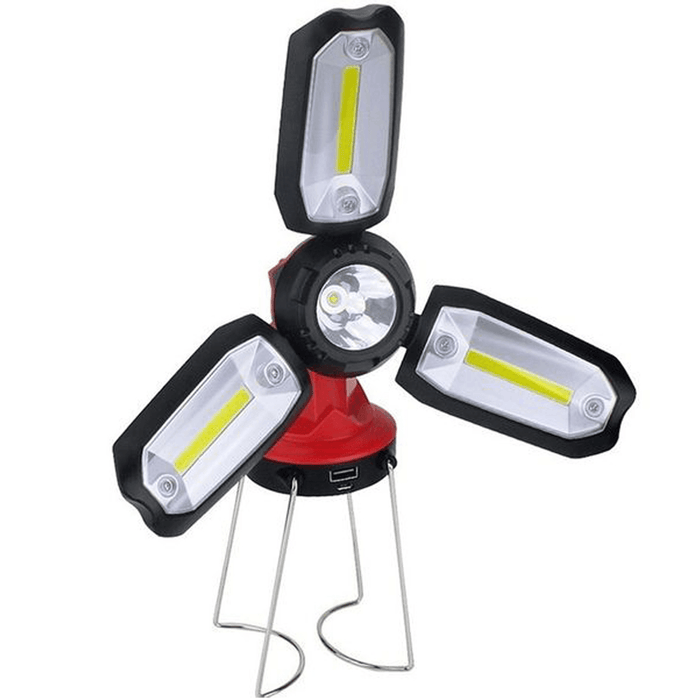 1200Mah Camping Light USB Charging Multi-Angle Adjustable 6 Modes LED Flashlight Emergency Lantern