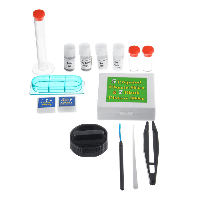 LED Science Microscope Kit for Children 1200X 1200 Scientific Instruments Toy Set for Early Education Accessory Kit