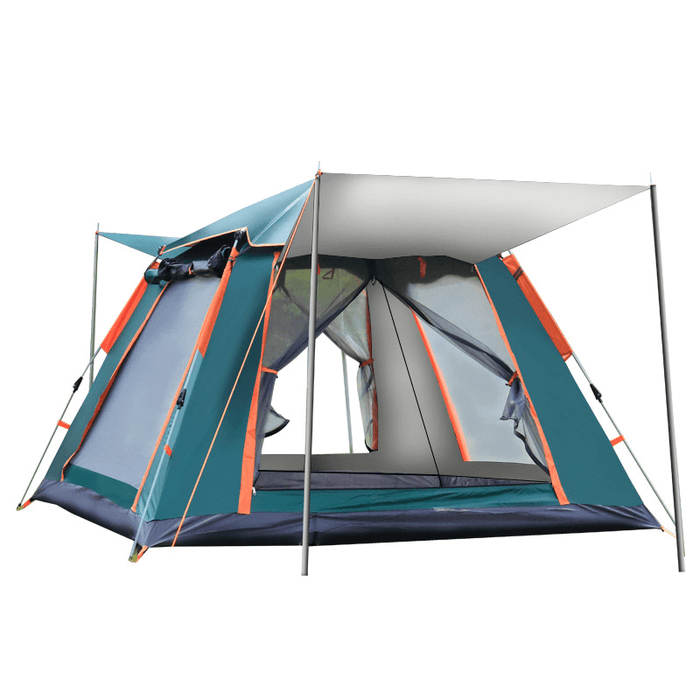 Outdoor Automatic Tent 4 Person Family Tent Picnic Traveling Camping Tent Outdoor Rainproof Windproof Tent Tarp Shelter