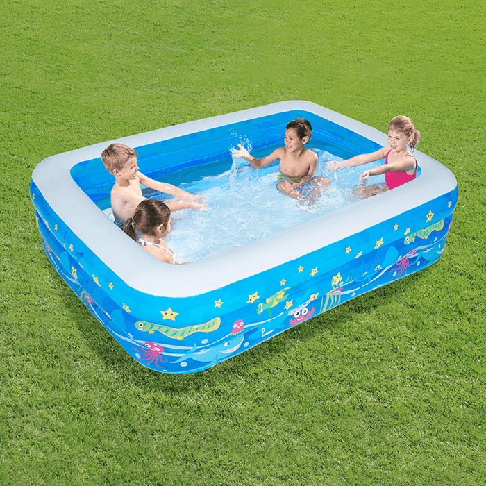 Inflatable Swimming Pool Kids Adult Yard Garden Family Party Outdoor Indoor Playing Inflatable Bathtub