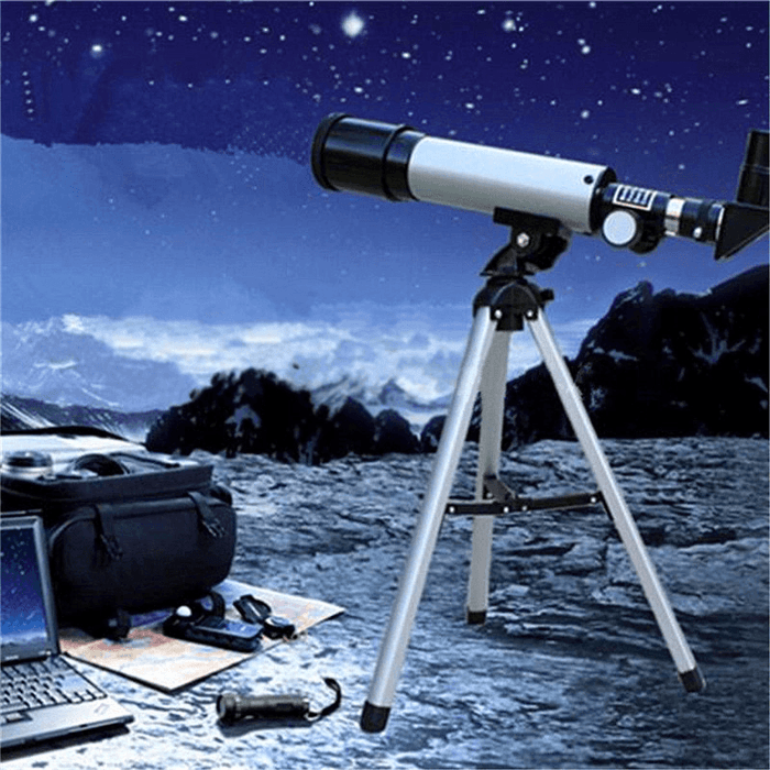 Ipree® F360X50 HD Refractive Astronomical Telescope Zoom Monocular Space Spotting High Magnification Telescope with 38Cm Tripod