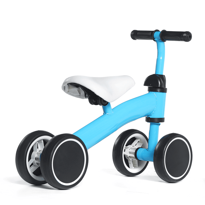 4 Wheel Toddler Kids' Tricycle Baby Kids Push Scooter Walker Bicycle for Balance Training for 18 Mouths to 2/3/4/5 Year Old Boys&Girls