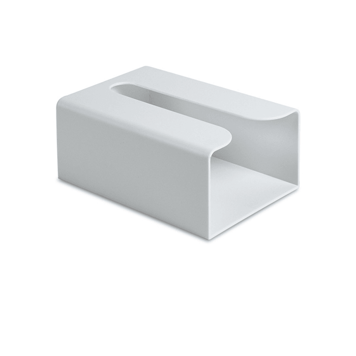 Japanese Style Portable Traceless Toilet Paper Holder Household Tissue Box Plastic Toilet Towel Holder-White
